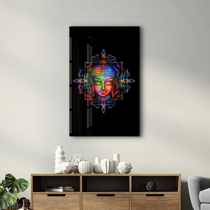 Wallity Pintura Decorativa de Vidrio Templado Multicolor 46 x 72 cm Wallity Pintura Decorativa de Vidrio Templado Multicolor 46 x 72 cm